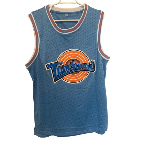 Tune Squad Bugs #1 Basketball Jersey Light Blue Mesh Unisex Size XL‎ - Picture 1 of 7